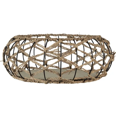Afbeelding van Clayre &amp; Eef Bruine Mand Ø 39*15 cm 6RO0548
