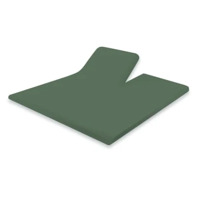 Afbeelding van Elegance Splittopper Hoeslaken Perkal Katoen grenat green 180x200