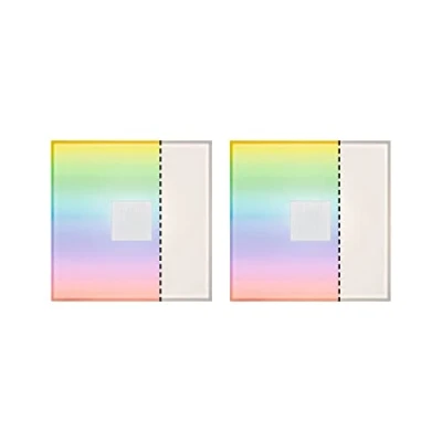 Afbeelding van Paulmann 78412 LumiTiles LED tegels Square set IP44 10x10cm van 2 incl. 2x0,75 W dimbaar warmwit wit kunststof aluminium badkamerverlichting 2700K