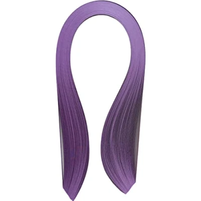 Afbeelding van ODETOJOY 120st Papier Quilling Strips 5mm Papers Craft Enkele Kleur (Paars)