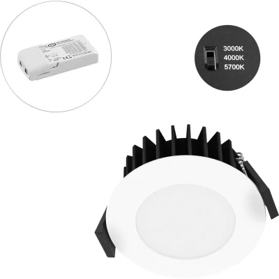 Afbeelding van EVN L54D100125 LED inbouwlamp vast ingebouwd 10 W Wit