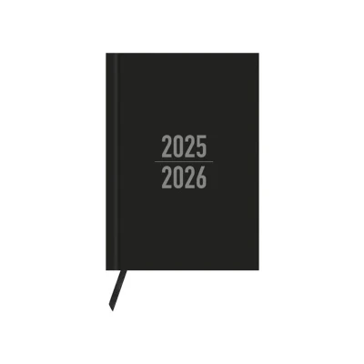 Afbeelding van Kangaro agenda 2025/2026 formaat A6 zwart met leeslint K 23907