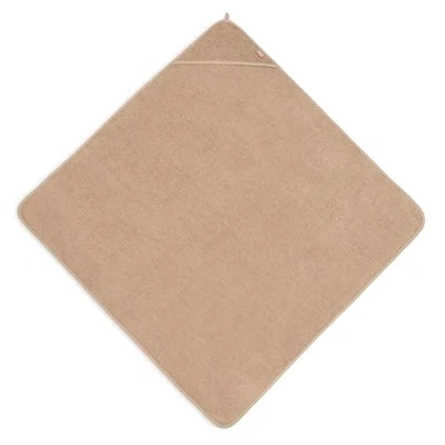 Afbeelding van Jollein badstof badcape 100x100cm Biscuit