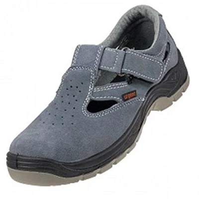 Afbeelding van Urgent Werkschoenen zomer sandalen schoenen veiligheidsschoenen model 302 S1 EN ISO 20345 NIEUW, blauw, 44 EU