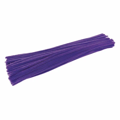 Afbeelding van Colorations paars chenilledraad, 100st.
