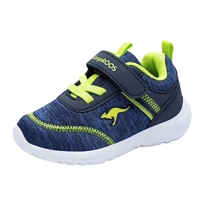 Afbeelding van KangaROOS Ky chummy Ev Sneakers voor kinderen, uniseks, Dk Navy Lime, 26 EU