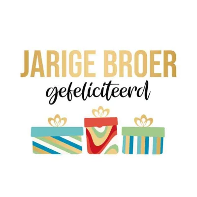 Afbeelding van Kaart Daisy Jarige broer, gefeliciteerd DSY040 B