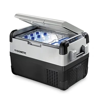 Afbeelding van DOMETIC CFX 50 elektrische compressor koelbox/vriesbox, 46 liter, 12/24 V en 230 V, Mini koelkast voor auto, vrachtwagen, stopcontact, met USB aansluiting