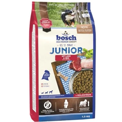 Afbeelding van Bosch HPC Junior met lam &amp; rijst Hondendroogvoer voor het kweken van voedingsrijke puppy&#039;s, 1 x kg
