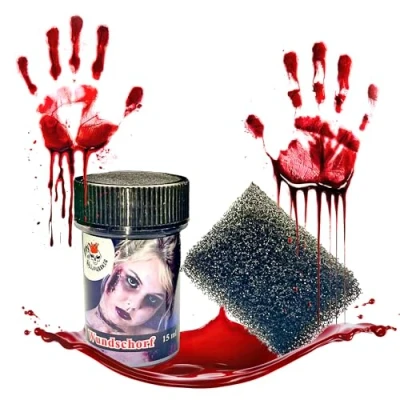 Afbeelding van KING OF halloween Schurft korst bloed 15ml zombie vampier nep carnaval make up 15 ml (verpakking van 1)