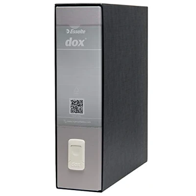 Afbeelding van Esselte Dox 1 Class Box Lever Arch File, A4. Grijs