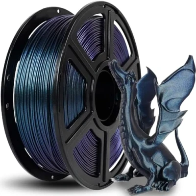 Afbeelding van FLASHFORGE Chameleon PLA 3D printerfilament, 1,75 mm, verandert van kleur met licht en hoeken, 1 kg spoel, maatnauwkeurigheid +/ 0,02 burnt titanium