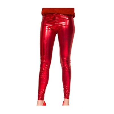 Afbeelding van Folat Legging Metallic Rood Maat S/M