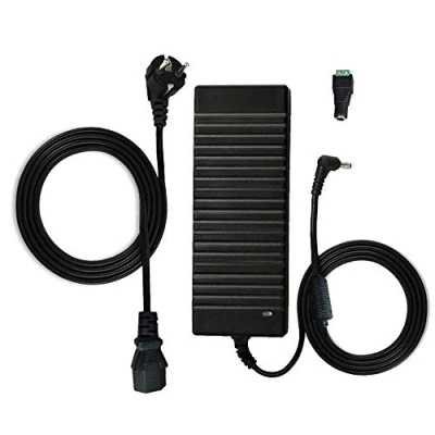 Afbeelding van Arotelicht 24V voeding LED transformator 6A 144W netadapter adapter,power supply,transformator,driver met koudestekker,voor 5050SMD strip band universeel