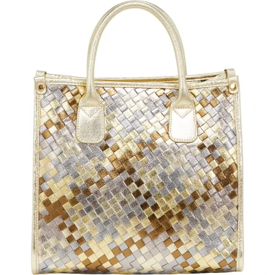 Afbeelding van faina Handtas, Dames, Maat: One Size, Gold brown