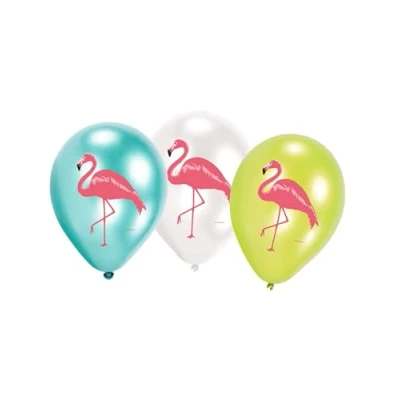Afbeelding van Ballon Flamingo Paradise 6 stuks