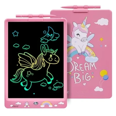 Afbeelding van DYNASONIC (DYNA PM Eenhoorn schrijftablet voor kinderen, lcd tekentablet, magnetisch, dinosaurusspeelgoed, cadeau 2, 3, 4, 5, 6, 7, 8 jaar