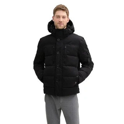 Afbeelding van TOM Tailor MIT Abnehmbarer Winterjas, Heren, Maat: XXL, Black