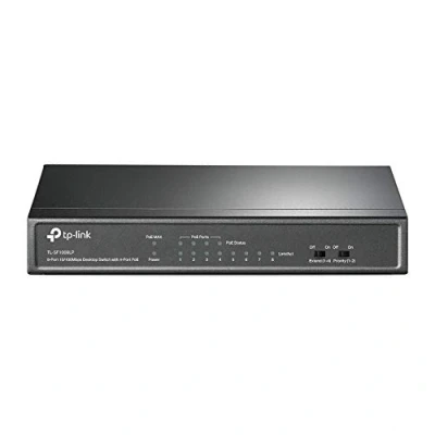 Afbeelding van TP LINK TL SF1008LP netwerk switch Unmanaged Fast Ethernet (10/100) Zwart Power over (PoE)