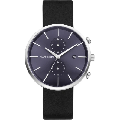 Afbeelding van Jacob Jensen Linear 621 Chronograaf Horloge 42 mm