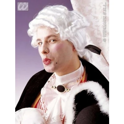 Afbeelding van Middeleeuwen &amp; Renaissance Kostuums Pruik, Luxe Koloniaal, Man Carnaval kostuum Verkleedkleding