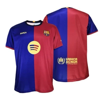 Afbeelding van Futbol Club Barcelona Thuisshirt 2024/2024 Officiële replica met licentie volwassenen, Blauw / rood (azulgrana), S