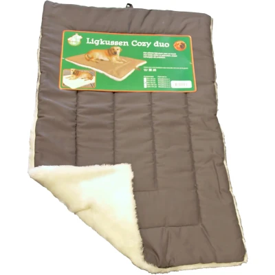 Afbeelding van Ligkussen cozy duo grijs wit 104 x 67 cm Gebr. de Boon