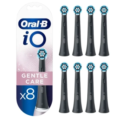 Afbeelding van Oral B iO Gentle Care Black opzetborstels 8 stuks