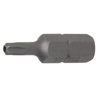 Afbeelding van BGS 4420 Bit lengte 30 mm 8 (5/16&quot;) buitenzeskant T profiel (voor Torx) met boring T20