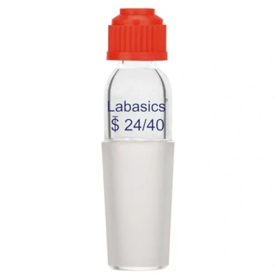 Afbeelding van Labasics Thermometer Inlaatadapter met 24/40 Binnen Gewricht, 80 mm Hoogte, voor Destillatieapparatuur