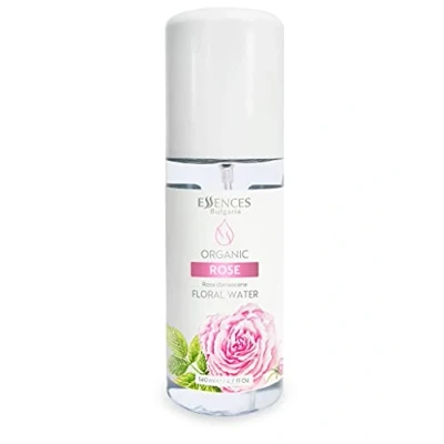 Afbeelding van Essences Bulgaria Biologisch Rozenbloemen Water 140ml Rosa damascena 100% Puur en Natuurlijk Anti Age Verfrissende Schoonheidsmist Alcoholvrij Makeup Verwijderaar Hydraterend Veganistisch