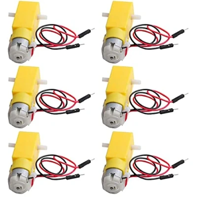 Afbeelding van GUUZI 6st TT DC Versnellingsbak Motor Dual Shaft 3 6V Gear voor Arduino Slimme Autorobot