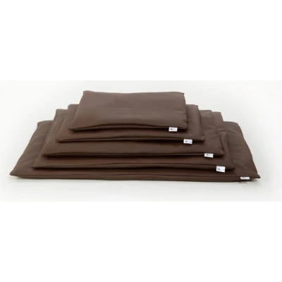 Afbeelding van Comfort benchkussen leatherlook bruin 120x75 cm polyestervezels