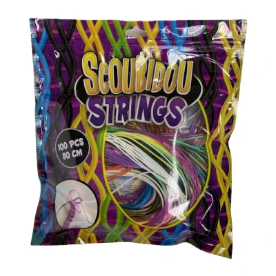 Afbeelding van Scoubidoutouwtjes 80 cm 100 stuks