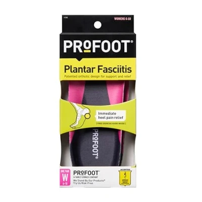 Afbeelding van ProFoot Heel Pain &amp; Plantar Fasciitis, Dames 6 10 1 Paar (Pack van 4)