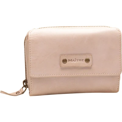 Afbeelding van Maître Leren Portemonnee Steinbach Dagrete Purse Taupe Beige