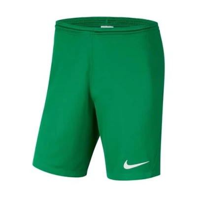 Afbeelding van Nike Park III Knit Shorts Junior Groene Voetbalshorts