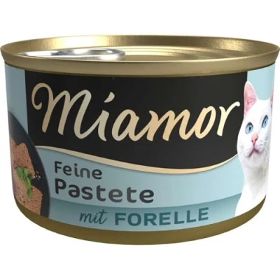 Afbeelding van 12x85g Forel Pastei Miamor Kattenvoer