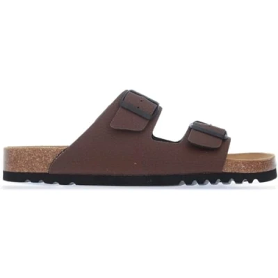 Afbeelding van SCHOLL JULIEN SynthBis BROWN Heren Slippers Bruin Maat 43