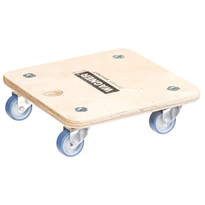 Afbeelding van WAGNER Transport dolly MM 1353 I 29 x cm voor onhandelbare voorwerpen, apparatuur &amp; meubels draagvermogen 250 kg grijpgat zeer mobiel FSC® gecertificeerd 20135301