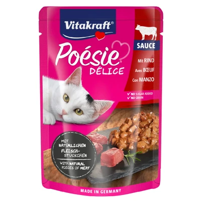 Afbeelding van Vitakraft Poésie Délice rund 85gr