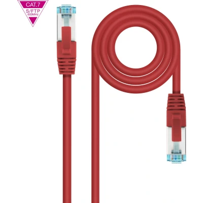 Afbeelding van Nanocable 10.20.1701 R, 1 m, Cat7, SF/UTP (S FTP), RJ 45, Rouge