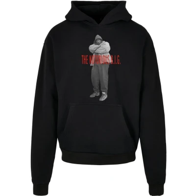 Afbeelding van Upscale by Mister Tee Biggie Smalls Concrete Hoodie, Heren, Maat: XS, Black