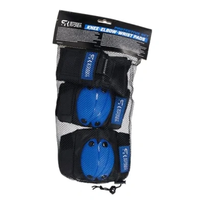 Afbeelding van skate beschermset blauw maat S 6 delig