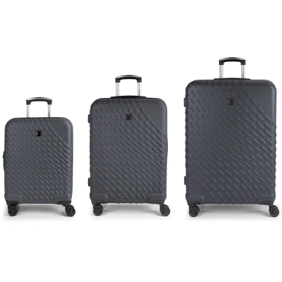 Afbeelding van Gabol Journey 4 Rollen 3TEILIG Kofferset, Maat: One Size, Grau