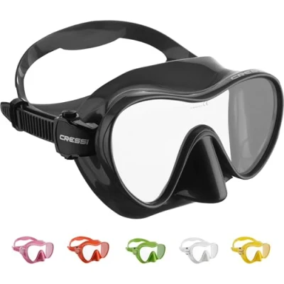 Afbeelding van Duikbril Cressi F1 zilver / grijs