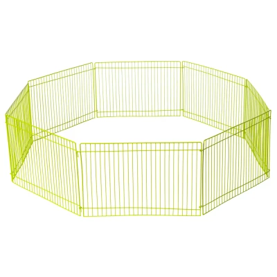 Afbeelding van Adori Hamster Ren 8 Panelen Dierenverblijf Ø90 cm Groen
