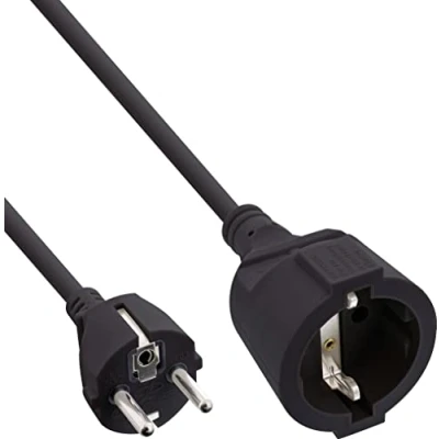 Afbeelding van stopcontact Verlengkabel 7 meter InLine