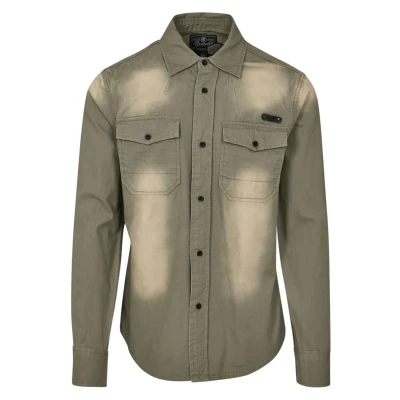 Afbeelding van Brandit Hardee Overhemd, Heren, Maat: Medium, Olive