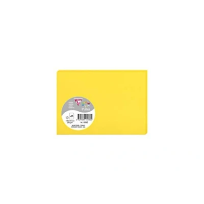Afbeelding van Clairefontaine 1323C 25 stuifmeelkaarten 11 x 15,5 cm, 210 g, zonnegeel